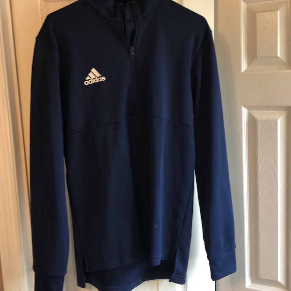 Men’s adidas half zip navy